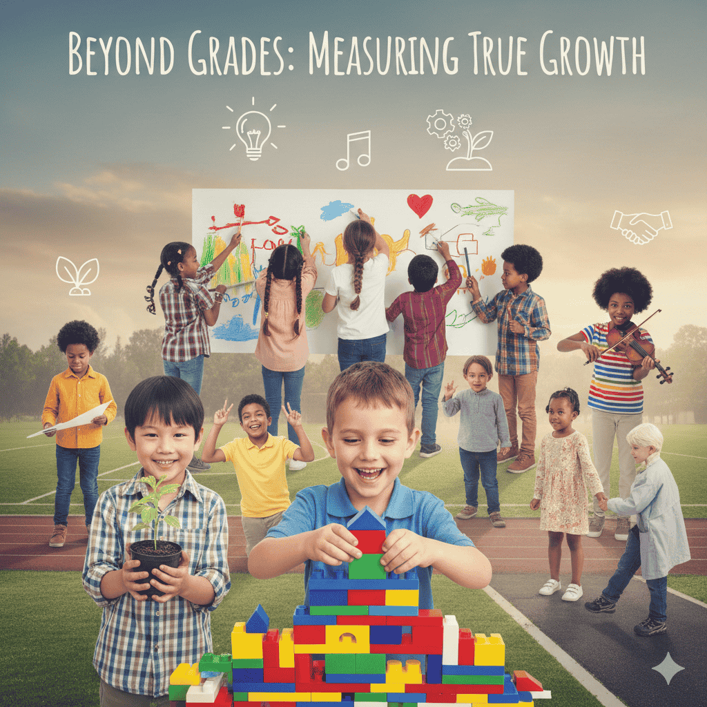 Are grades the only indicator of a child’s progress?