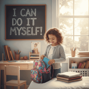 How can I encourage independence in my primary schooler?